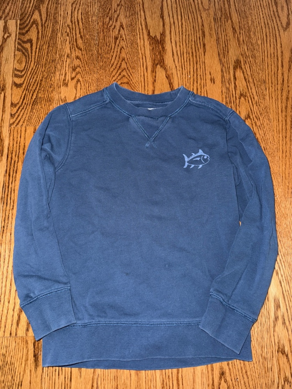Southern Tide boys Crewneck Sweatshirt with Fish Logo